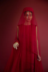 Portrait in red