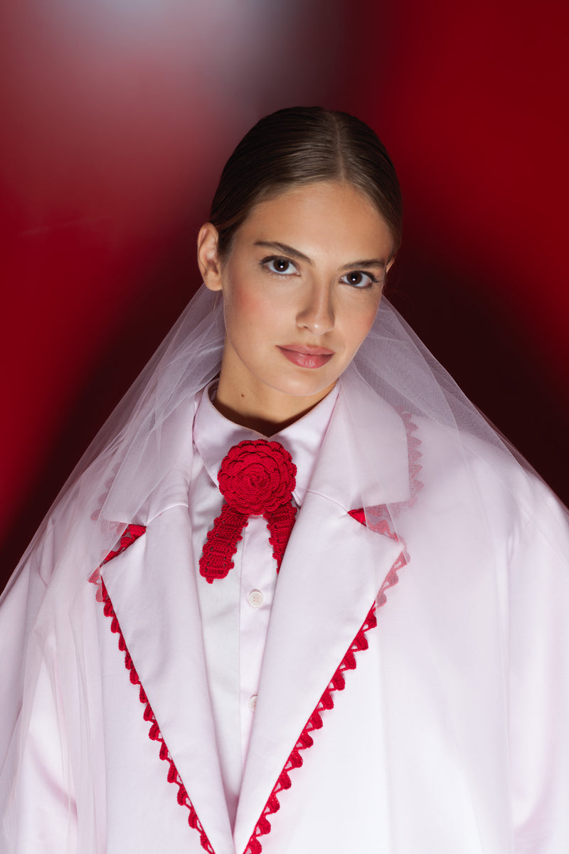 The pink magic neck tie