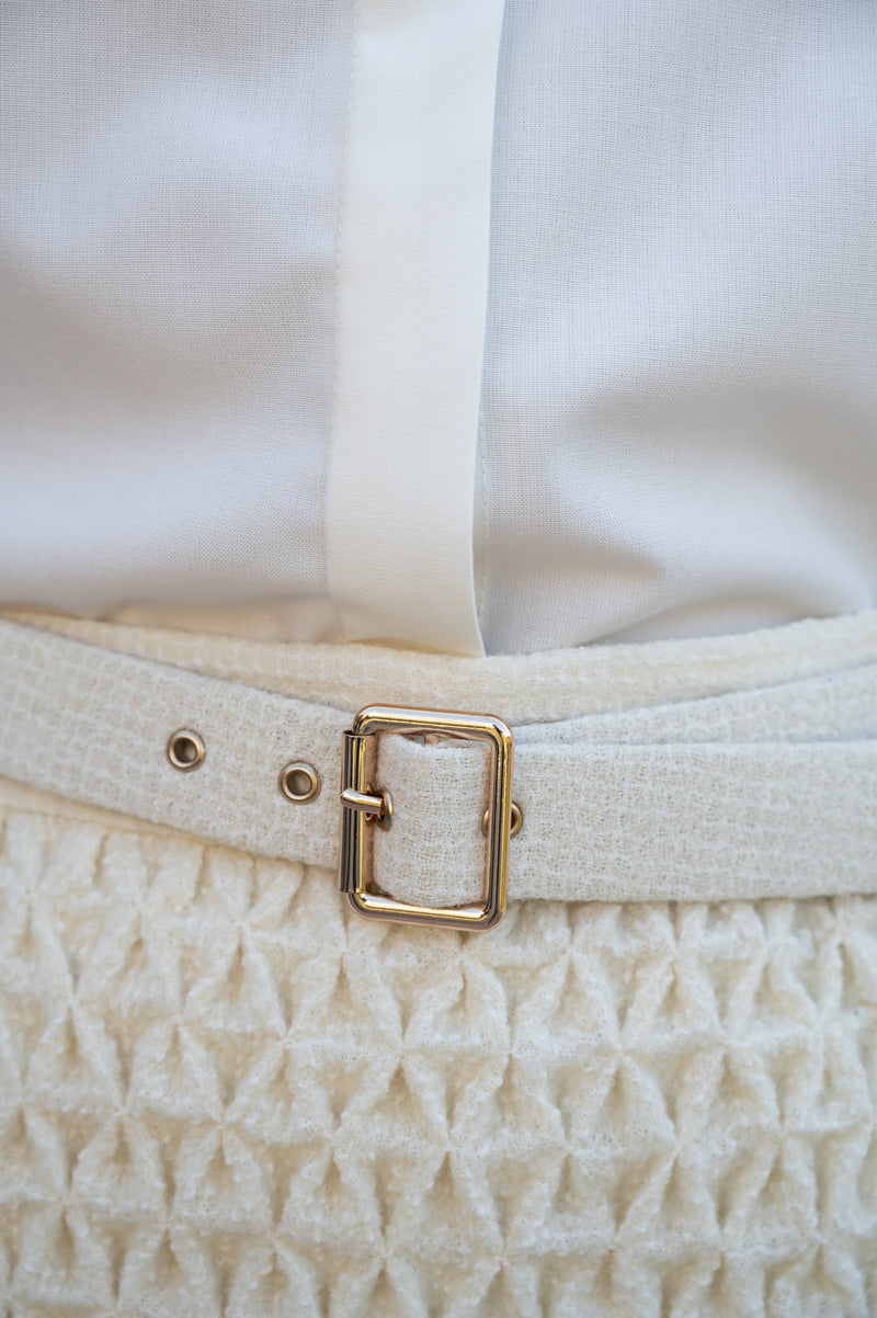 Woven chrysalis belt