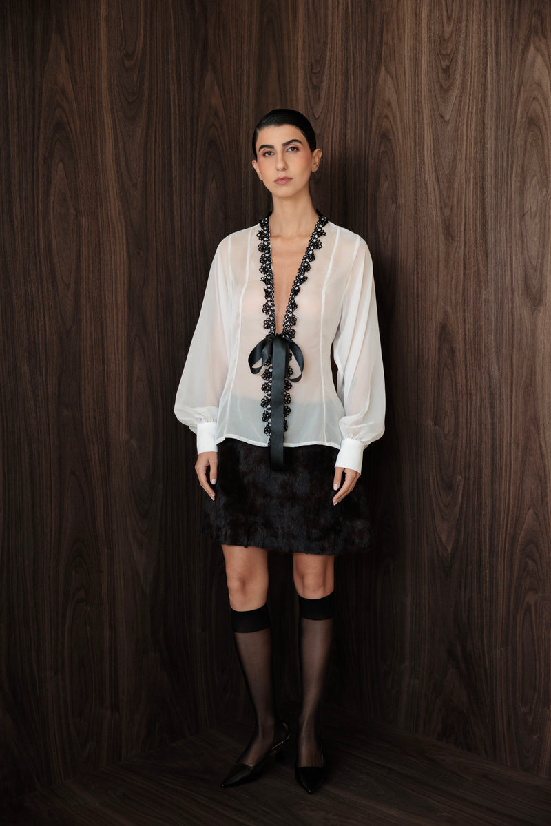 Birds and arrows skirt