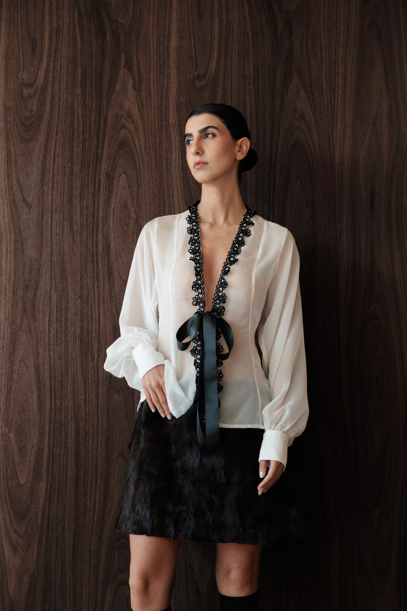 Birds and arrows skirt