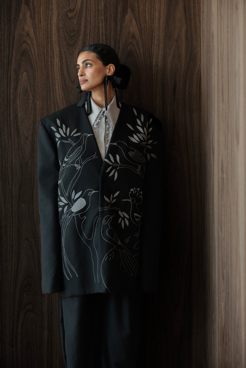 Hoopoe and friends blazer