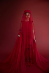 Portrait in red