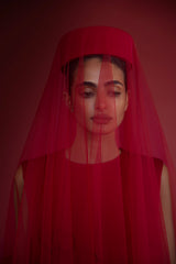 Portrait in red fez