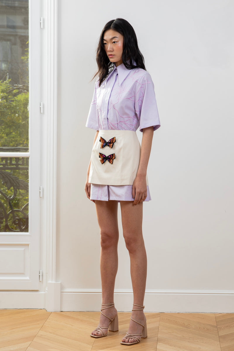 Midnight blossom skirt