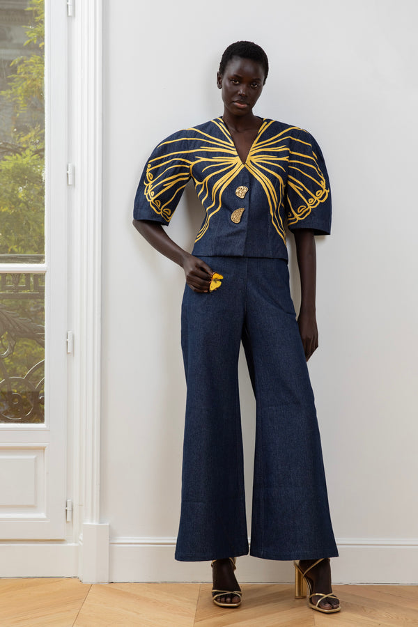 Yellow wings pants