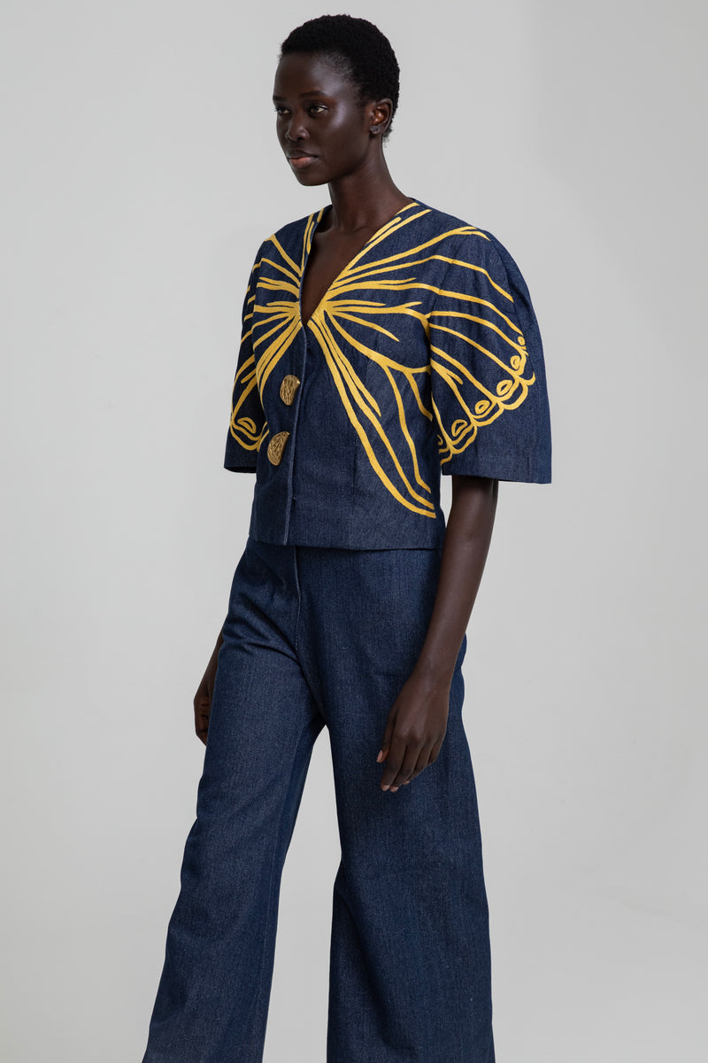 Yellow wings pants