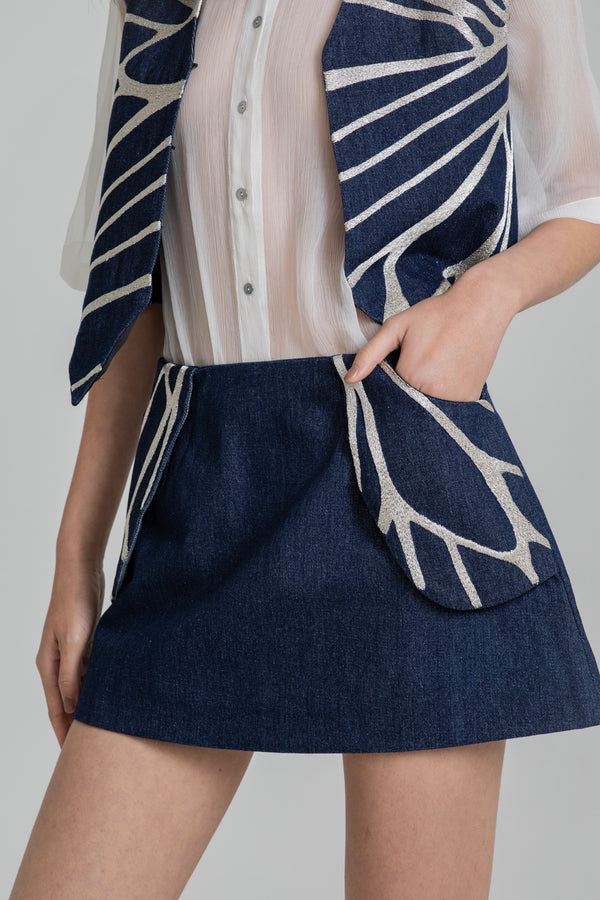 Silver dream skirt