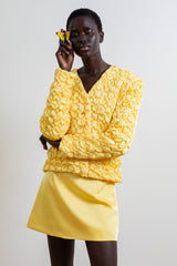 Silk petals skirt