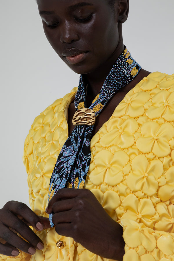 Silk petals scarf