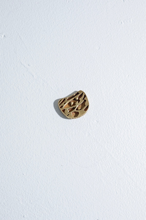 Butterfly scarf ring