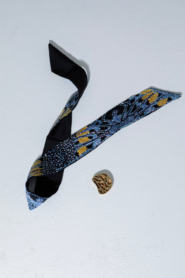 Silk petals scarf