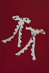 Rewards earrings in white