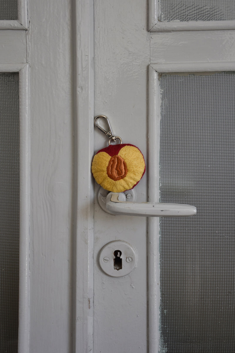Half peach charm