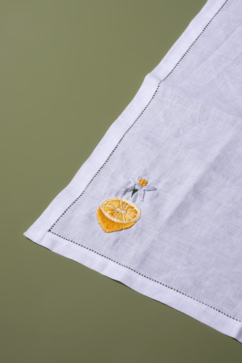 The lemon napkins